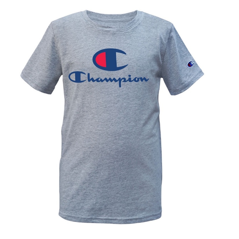 Champion “C”!Script Short Sleeve Crew Neck Tee New